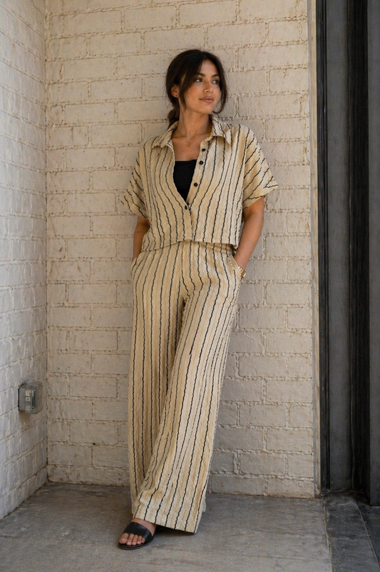 Summer striped set