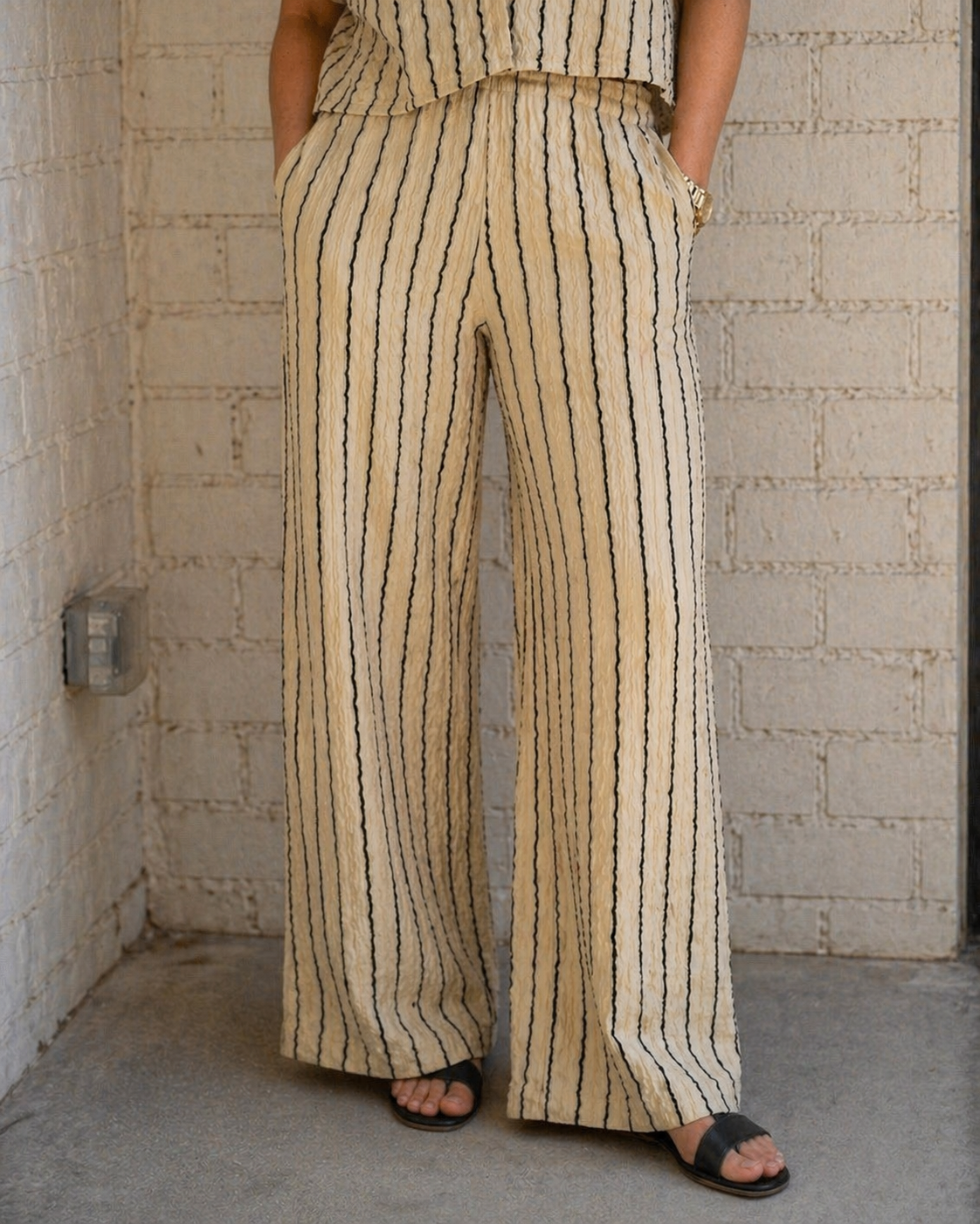 Summer striped set