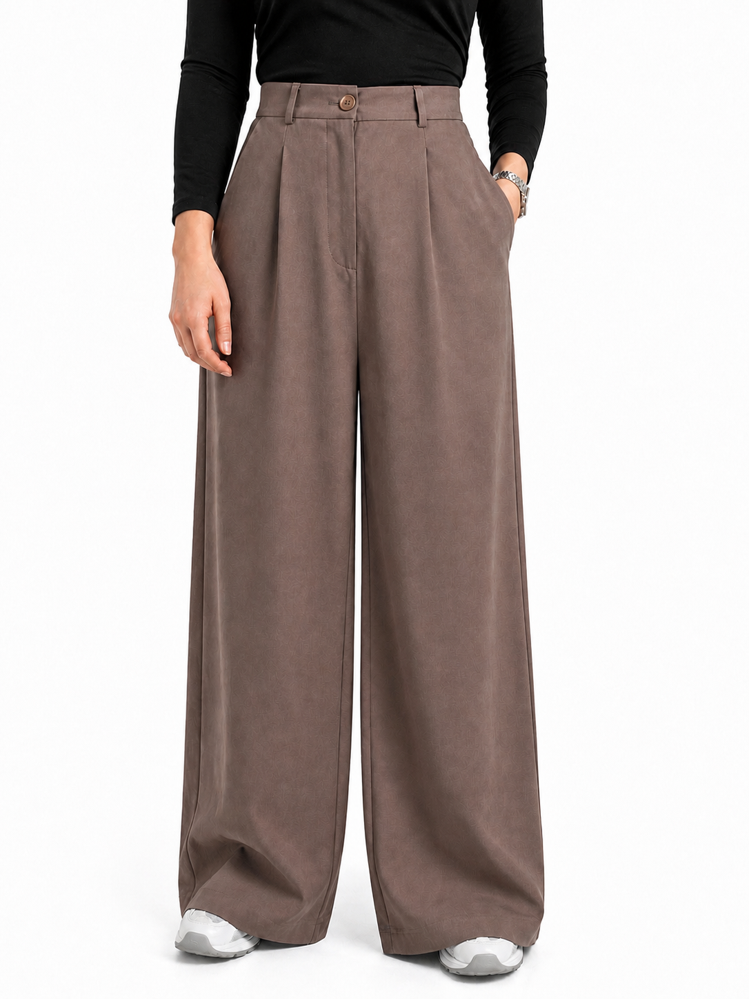 Buttoned Flowy Pants