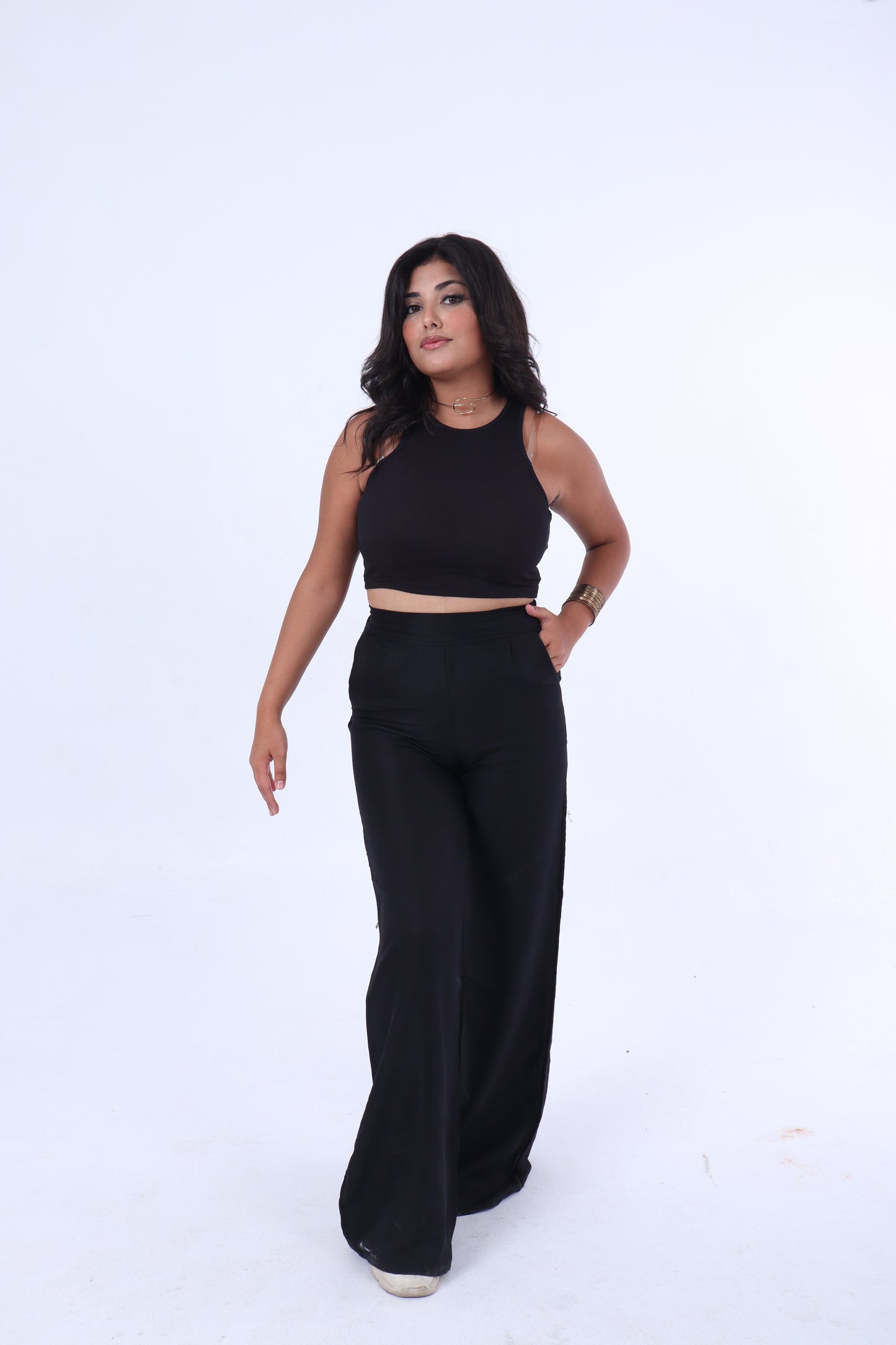 Black linen pants