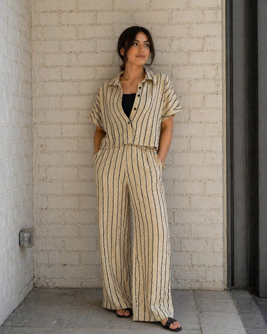 Summer striped set