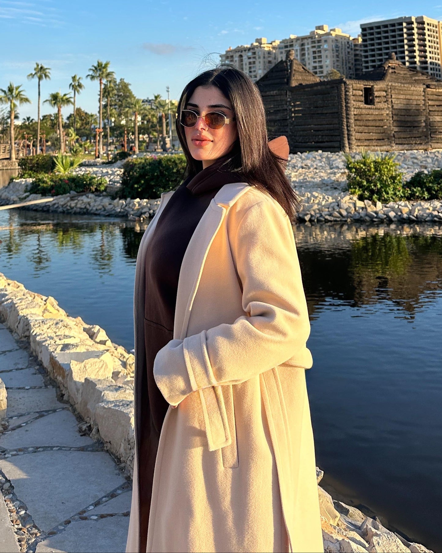 Long wool coat