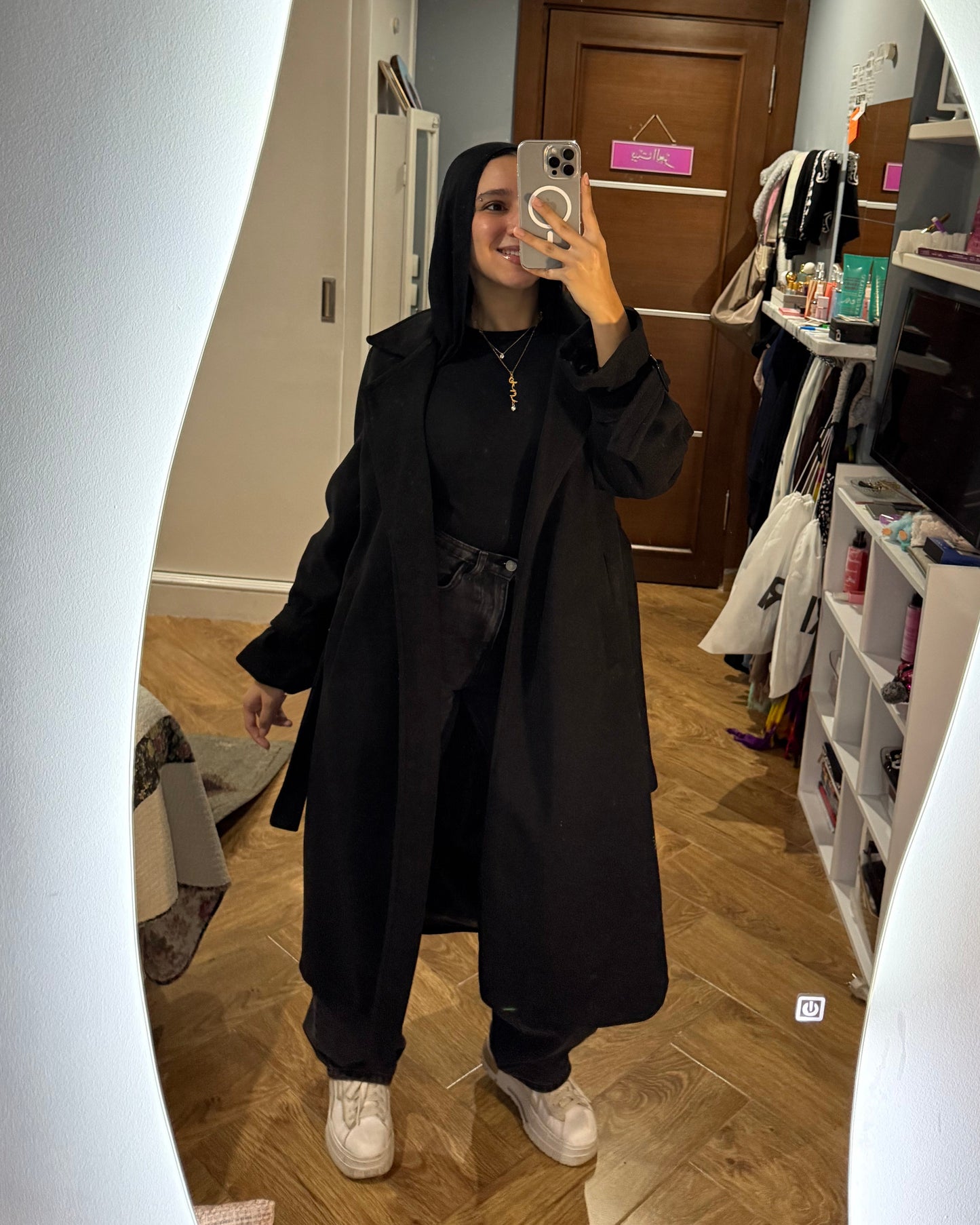 Long wool coat