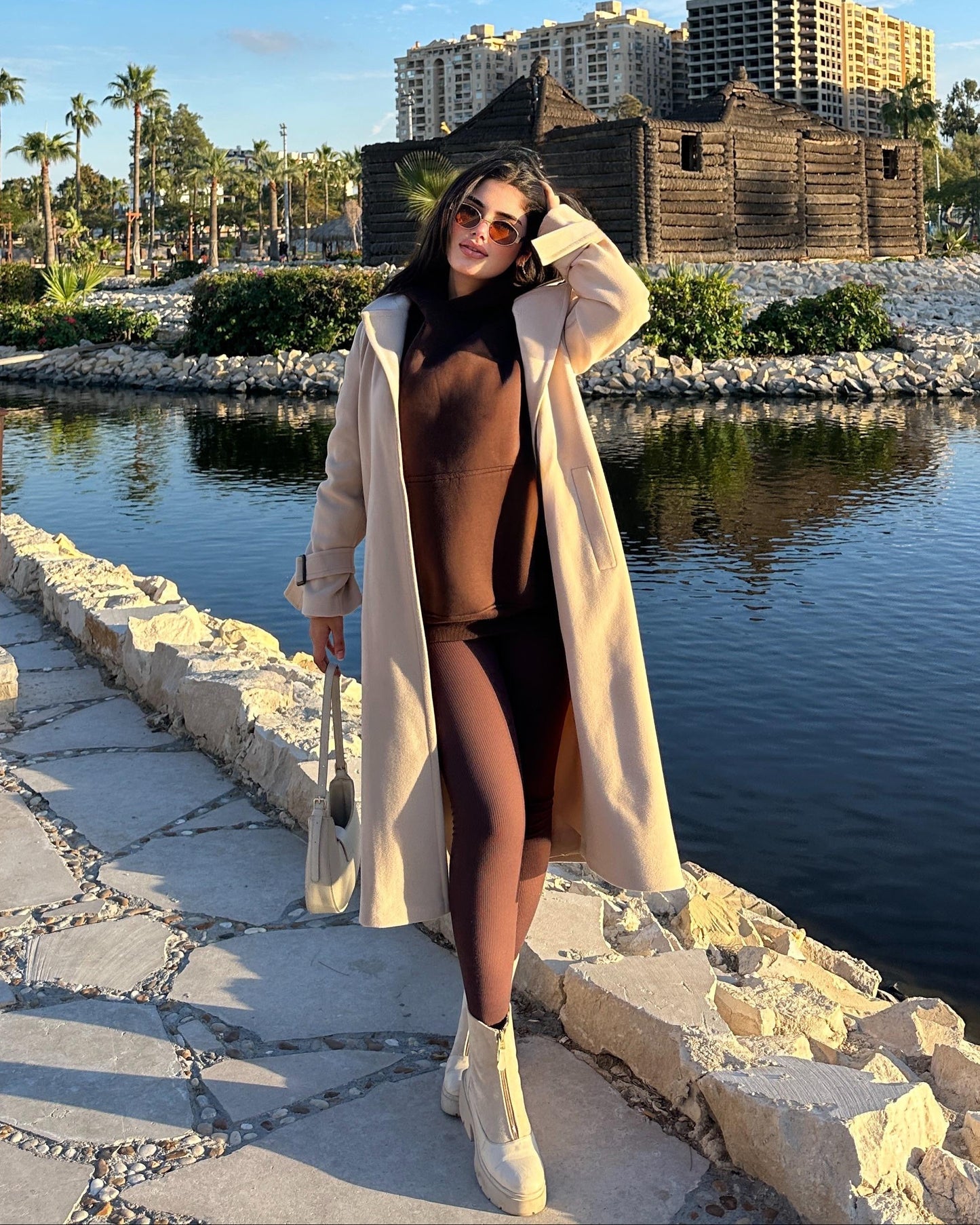 Long wool coat
