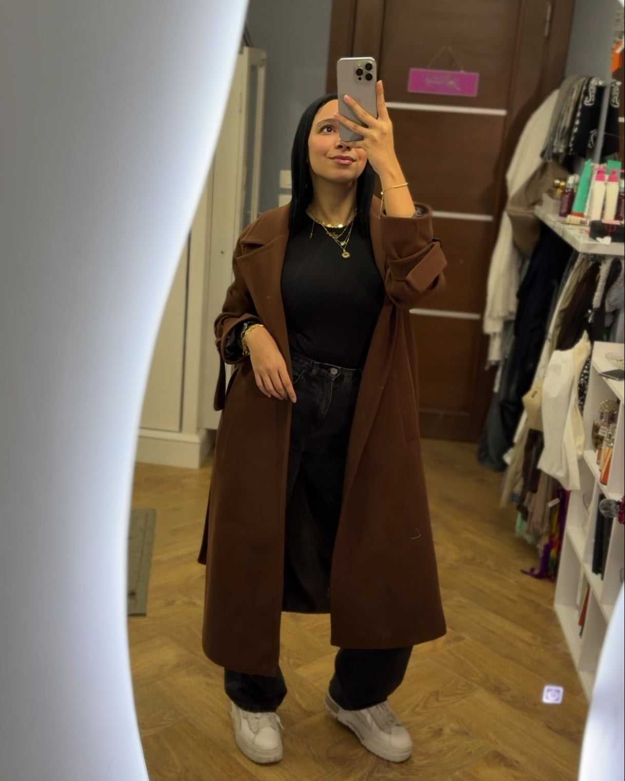 Long wool coat