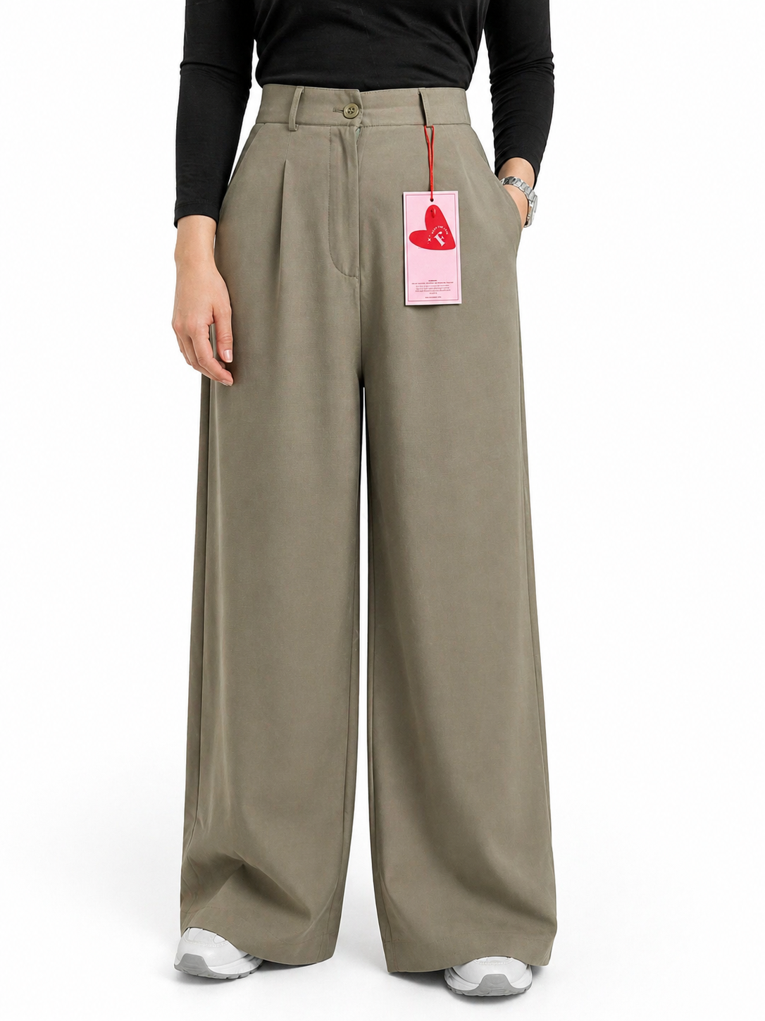 Buttoned Flowy Pants