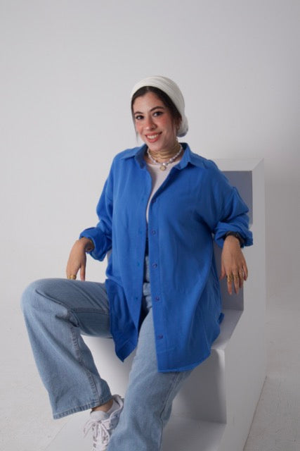 Blue Linen shirt