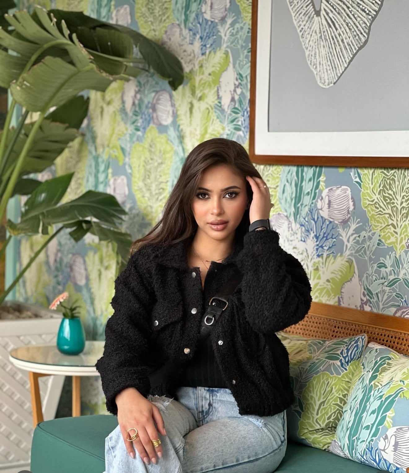 Teddy cropped jacket