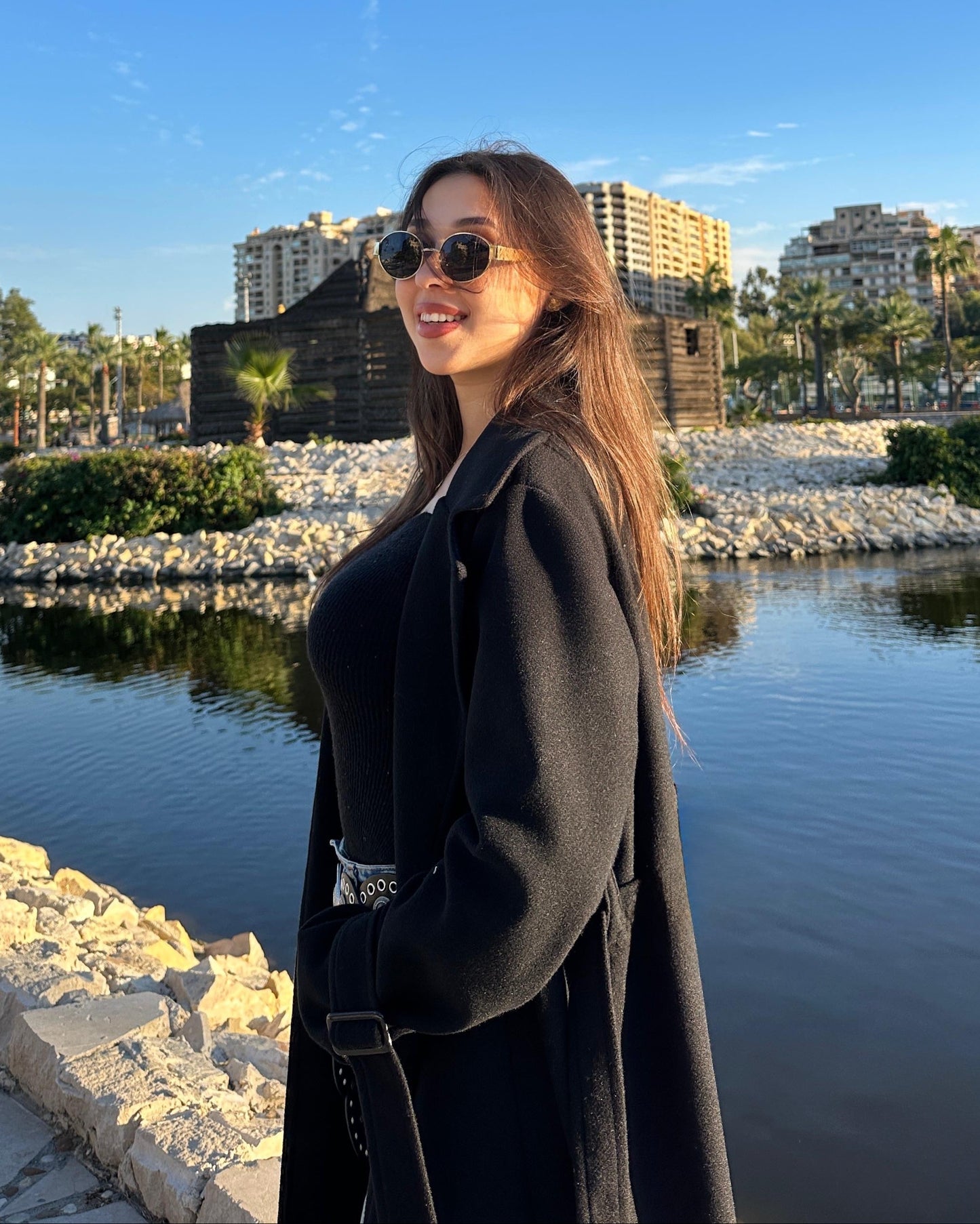 Long wool coat
