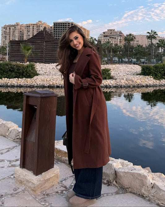 Long wool coat