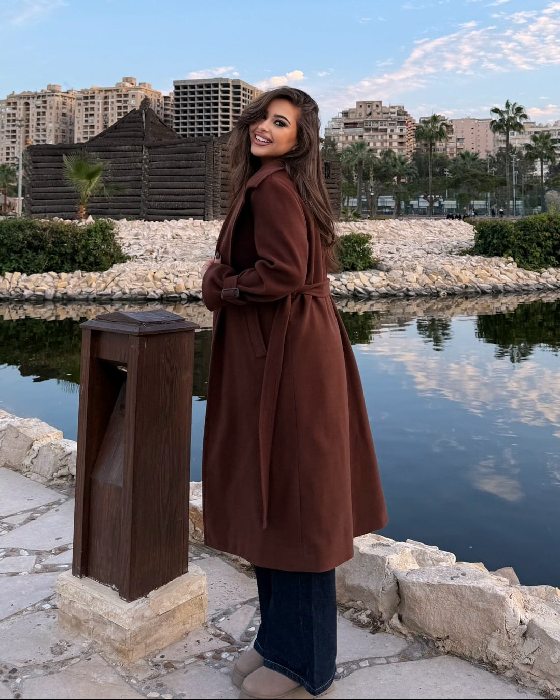 Long wool coat